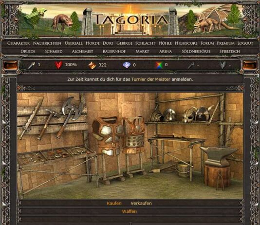 Tagoria – Kostenloses Fantasy Rollenspiel Tagoria